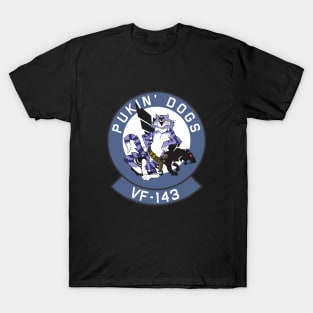 Grumman F-14 Tomcat - VF-143 Pukin' Dogs T-Shirt